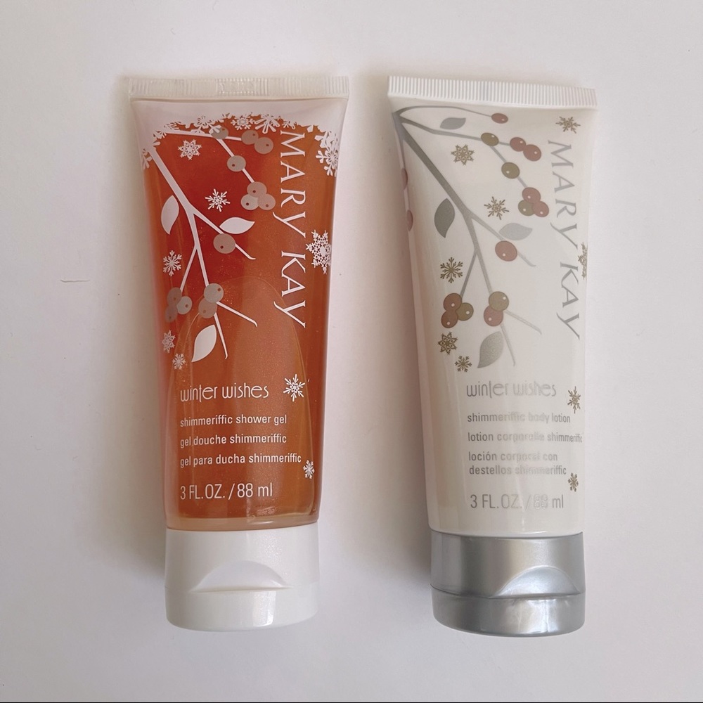 NWB Mary Kay Winter Wishes limited edition holiday body lotion and shower gel - Picture 4 of 5